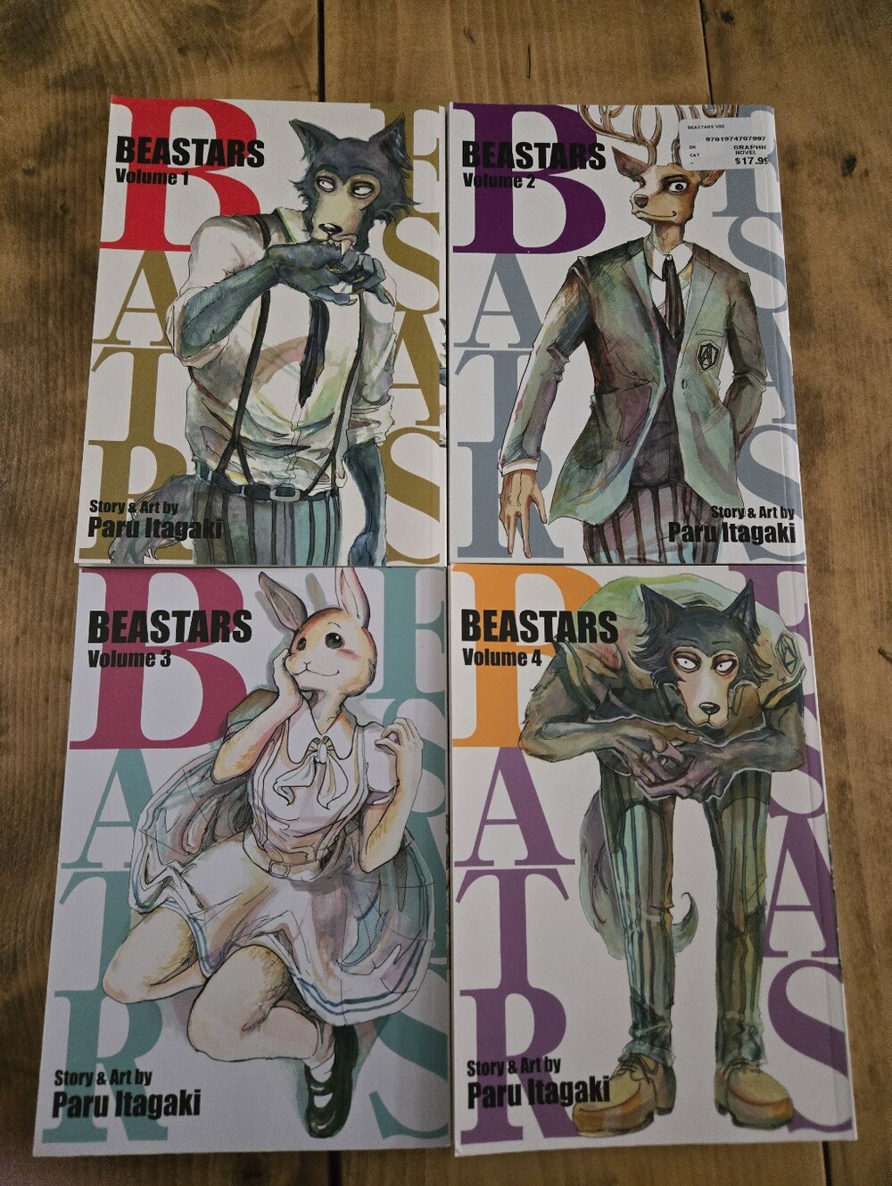 Beastars Volumes 1-4